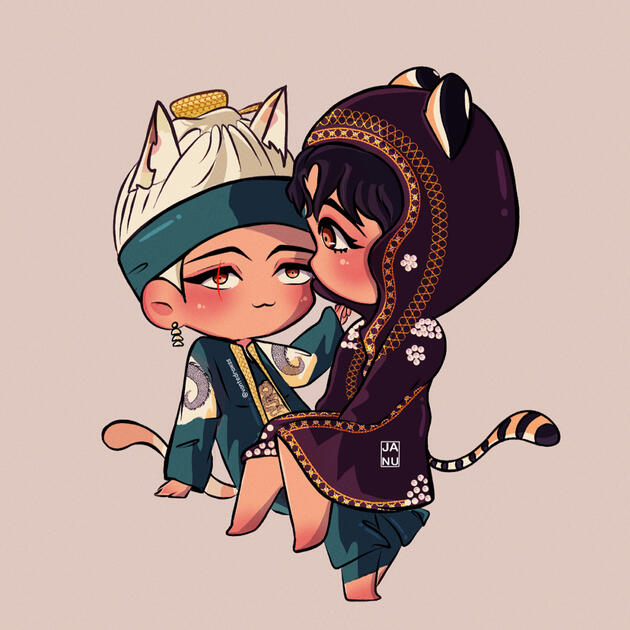 seokjin chibi