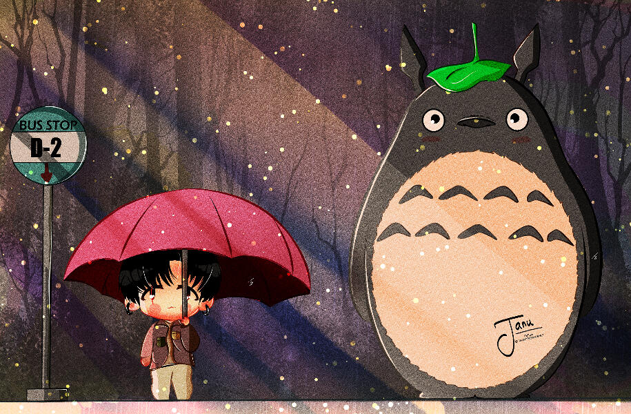 yoongi meets totoro